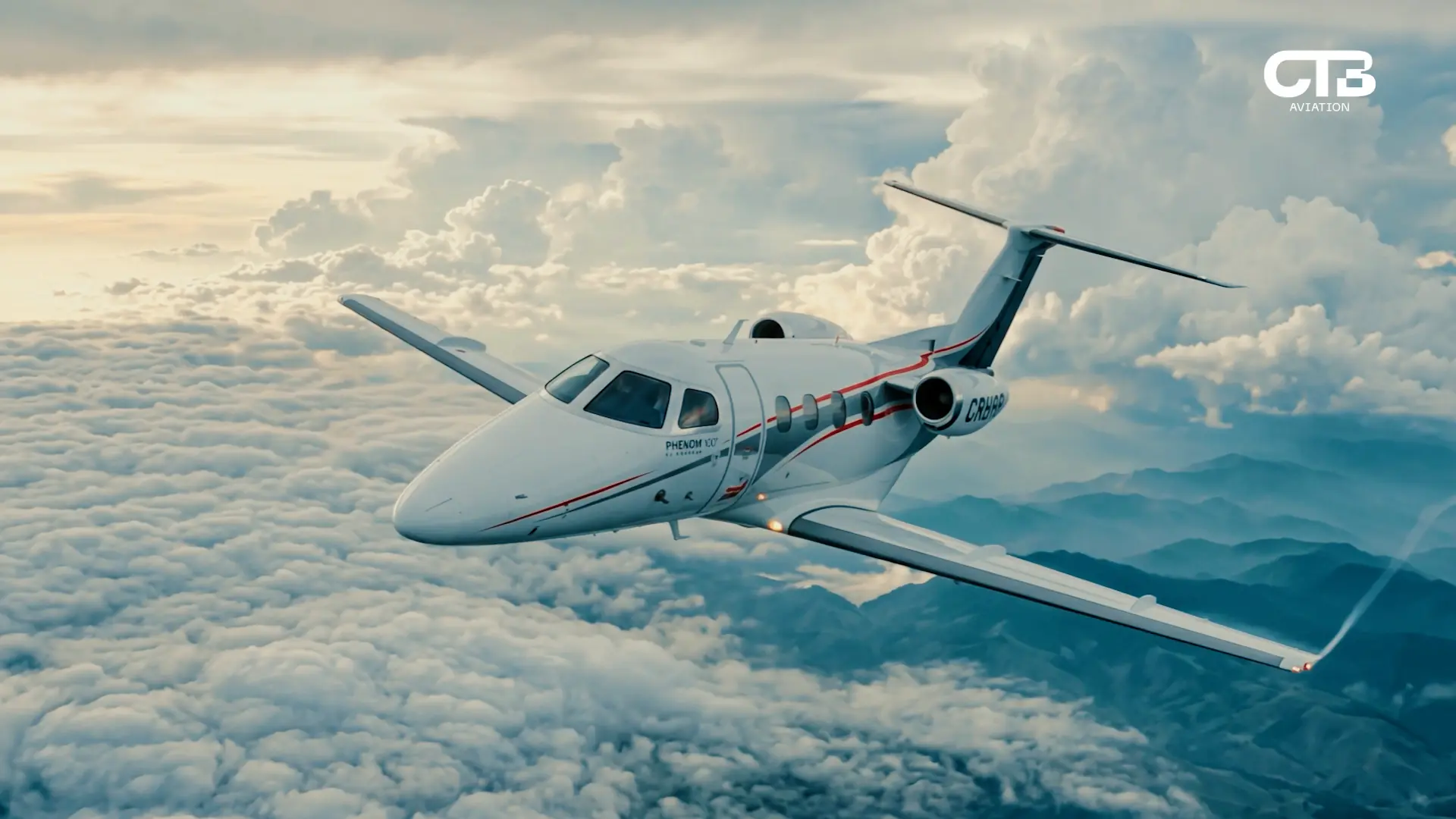 Embraer Phenom 100 em voo